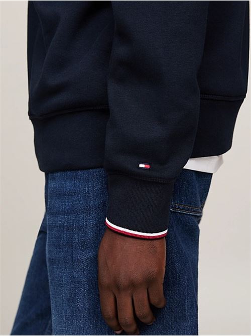 tommy logo tipped crewneck Tommy Hilfiger | MW0MW33639DW5.DW5
